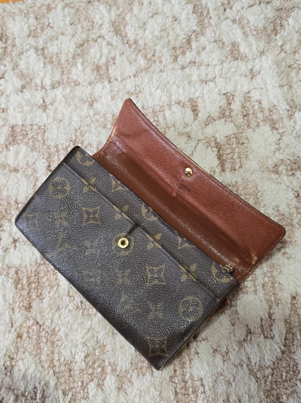 Louis Vuitton Brown Monogram Continental Wallet